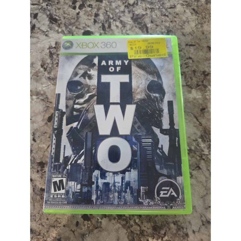 Microsoft Xbox 360 Game - Army of Two CIB Complete Tested And Working